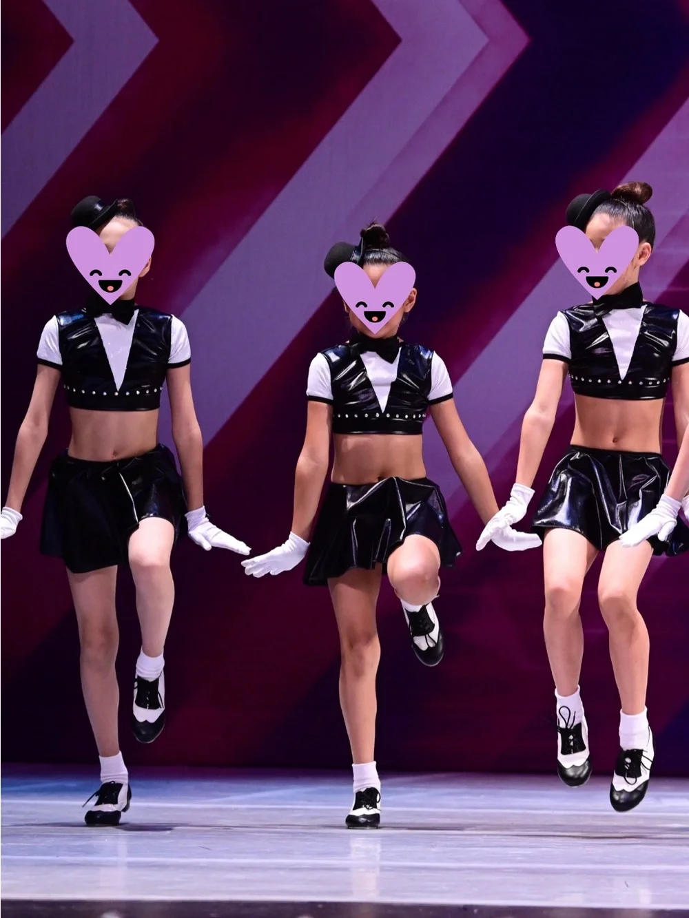 Custom Black and White Costume - Street size 8-10